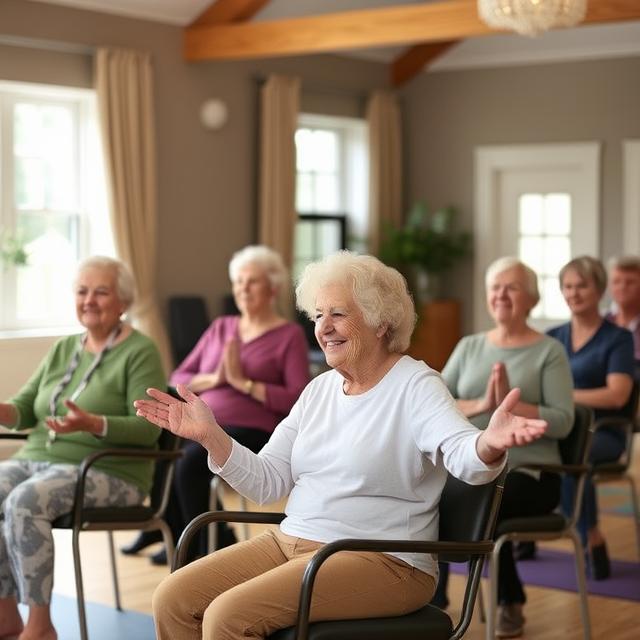Yoga adaptado para rehabilitación
